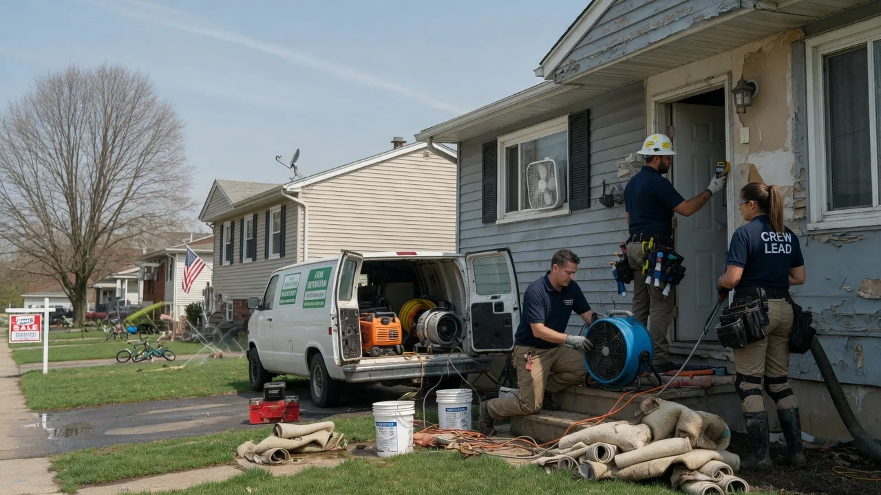Flood Cleanup in Moline, IL near me