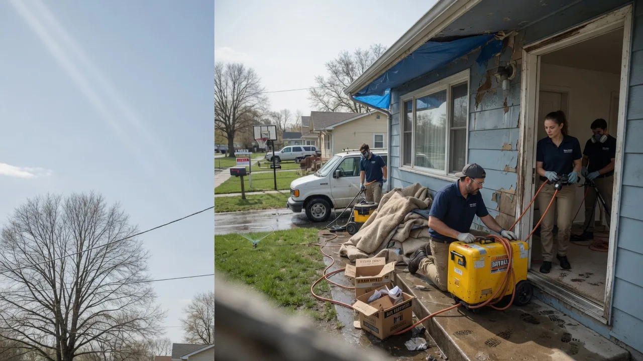 Basement Flood Cleanup in Moline, IL near me